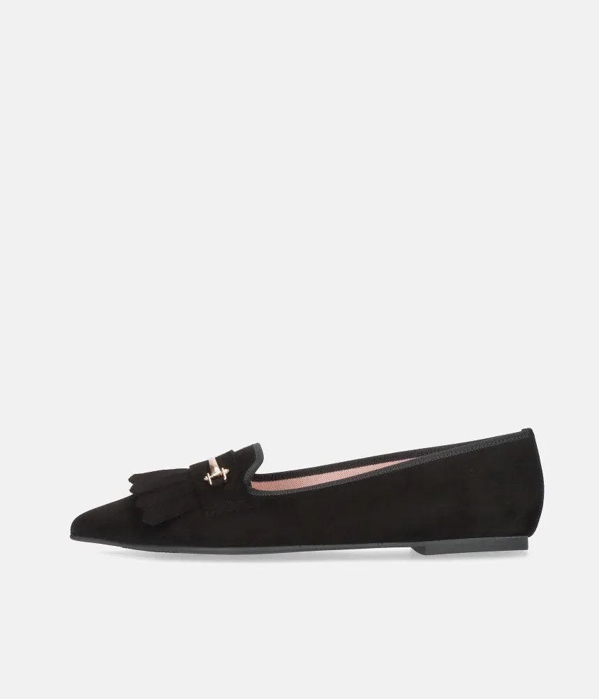 Pretty Ballerinas Stylish Black Pointy Toe Flats