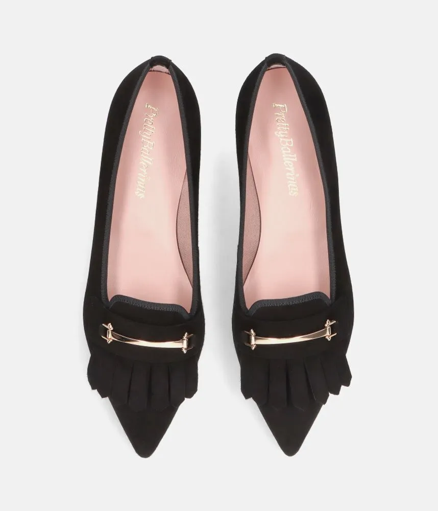 Pretty Ballerinas Stylish Black Pointy Toe Flats