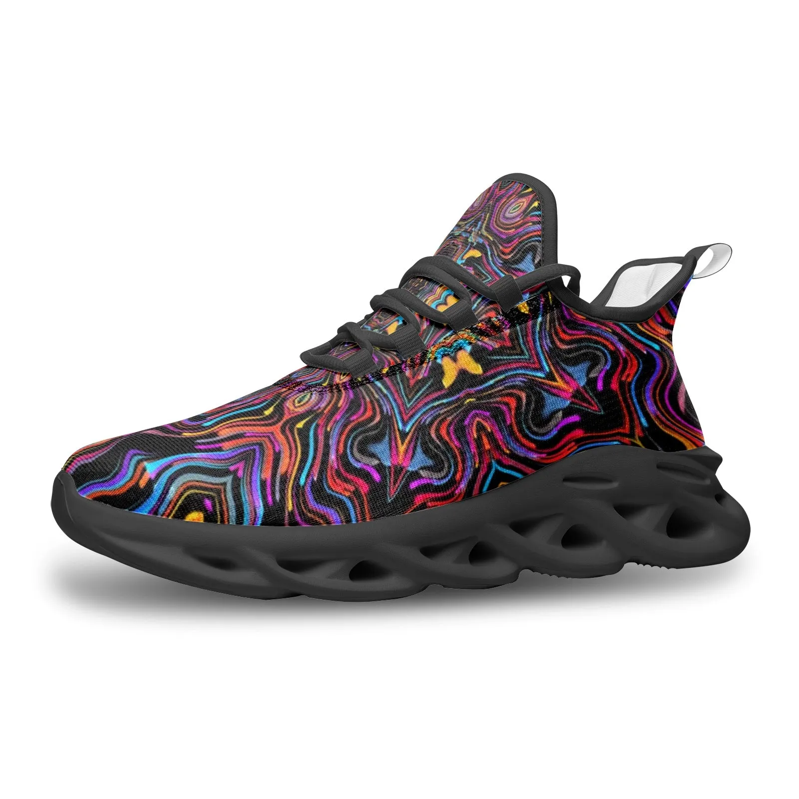 Psychedelic Fusion 5 Unisex Bounce Mesh Knit Sneakers