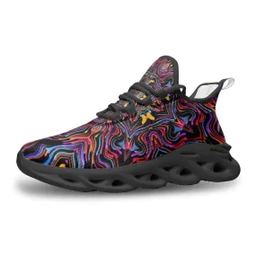 Psychedelic Fusion 5 Unisex Bounce Mesh Knit Sneakers