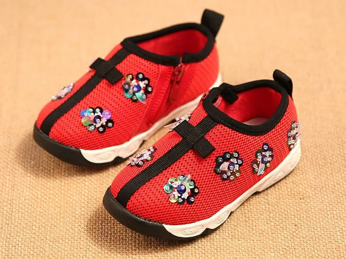 Red Baby Fusion Sneakers