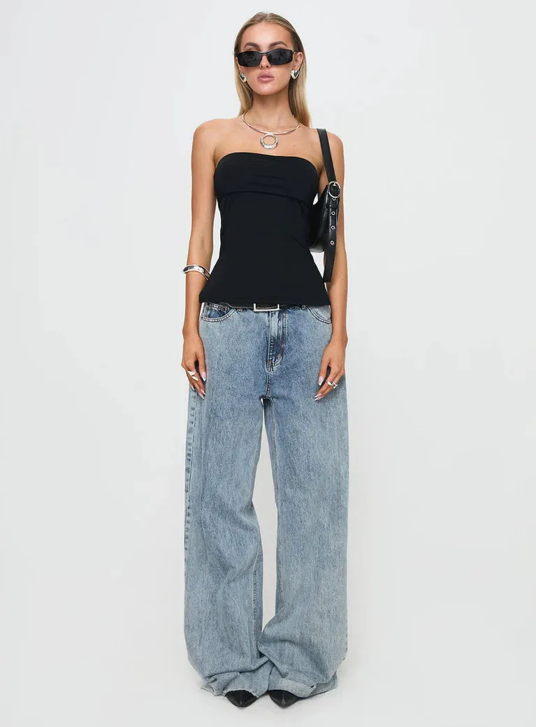 Shanael Tube Slit Blouse