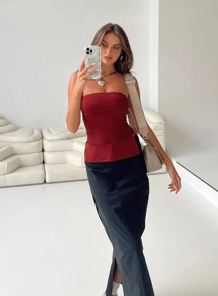 Shanael Tube Slit Blouse