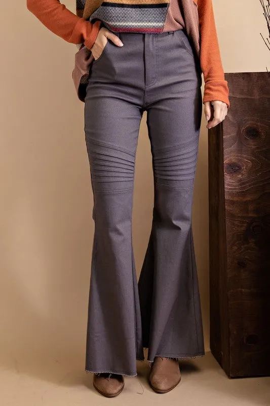 Statement Maker Moto Flares - Titanium