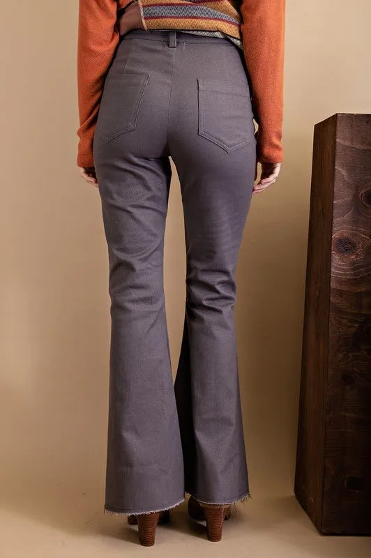 Statement Maker Moto Flares - Titanium