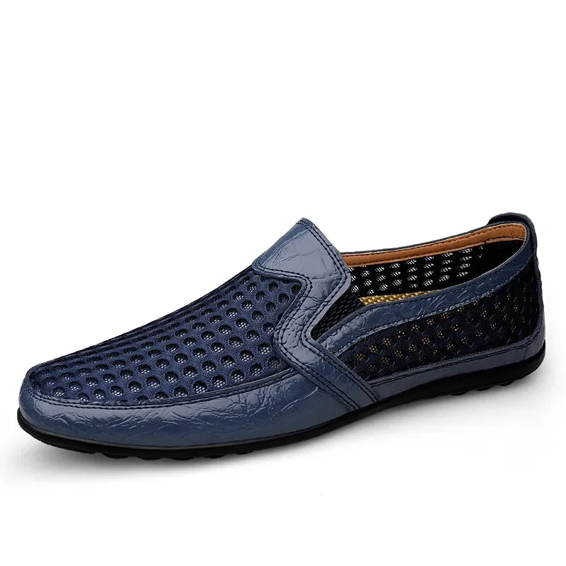 Summer Men's Casual Shoes Breathable Mesh Shoes Fashion Loafers