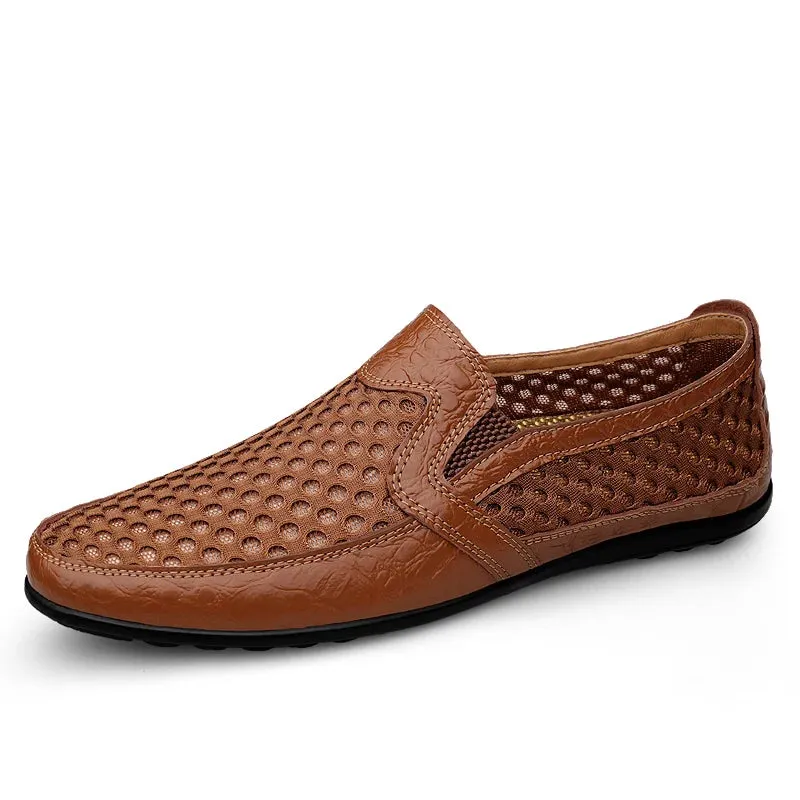 Summer Men's Casual Shoes Breathable Mesh Shoes Fashion Loafers