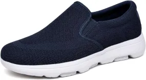 TIOSEBON Men's Mesh Slip On Walking Shoes Loafers-Work Drving Tennis Shoes