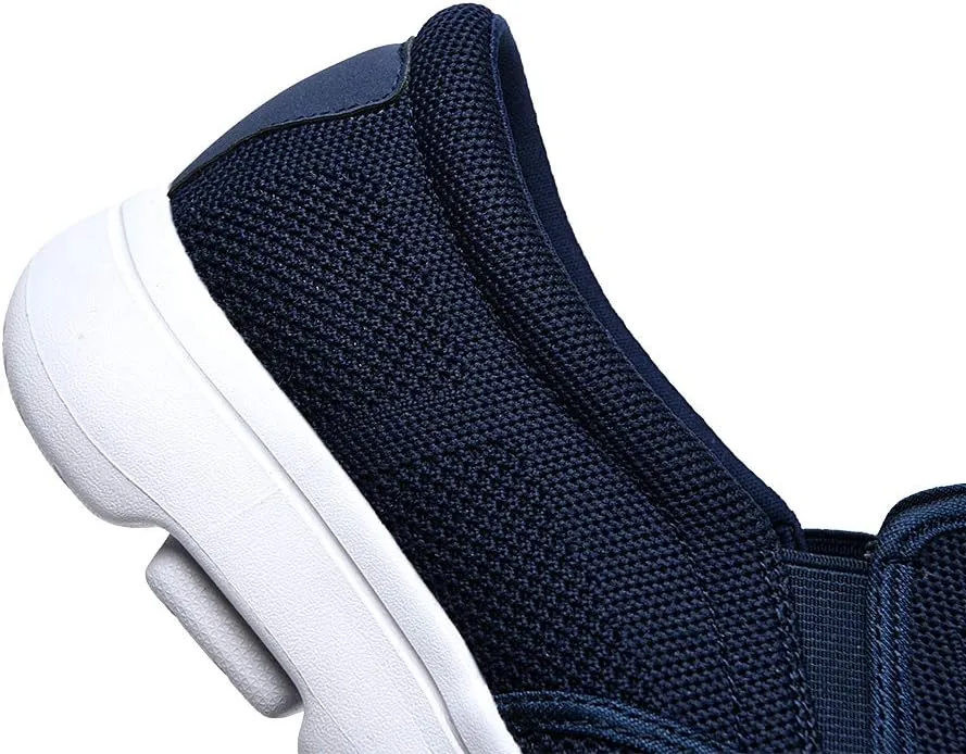 TIOSEBON Men's Mesh Slip On Walking Shoes Loafers-Work Drving Tennis Shoes