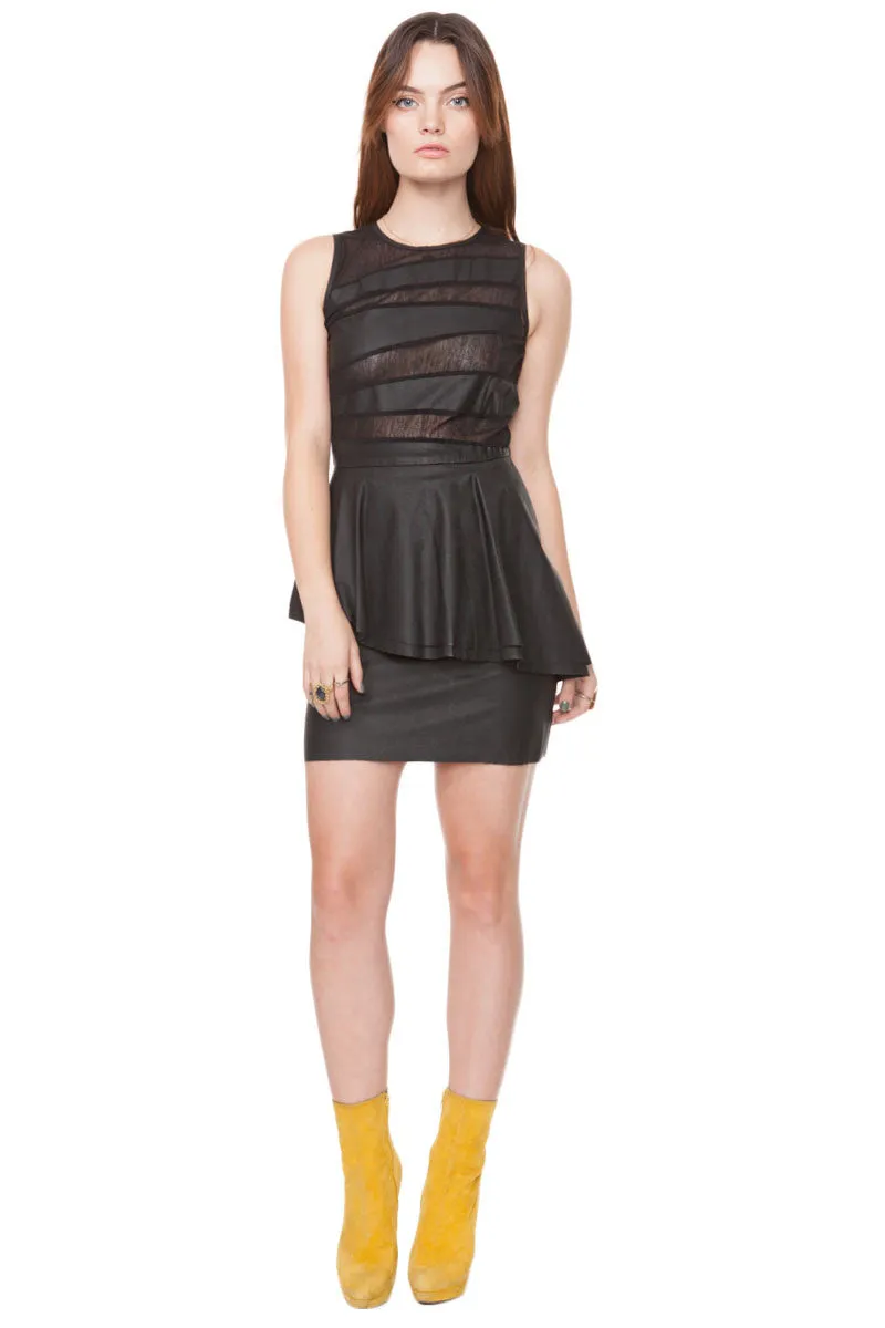 Untamed Peplum Dress