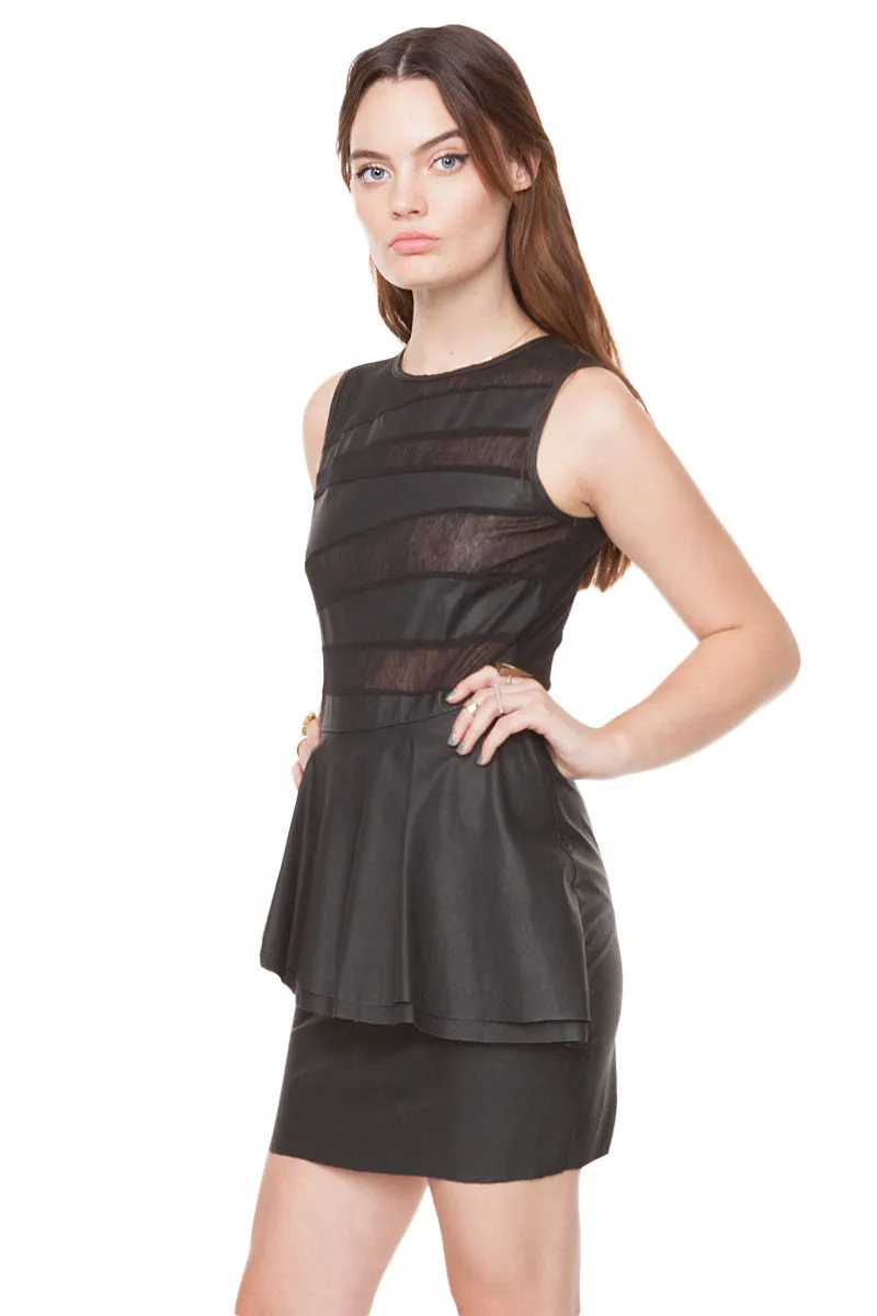 Untamed Peplum Dress