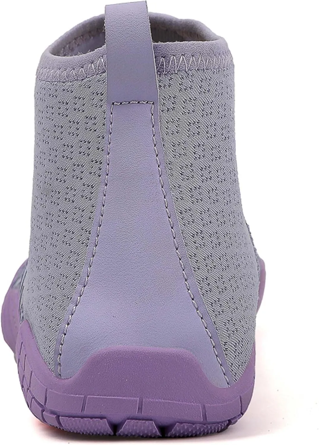 Women's Men's High Top Water Shoes, Quick Dry Breathable Stretch Lightweight Mesh Fabric, Rubber Drainage Sole, Indoor Sneakers, Barefoot Water Shoes