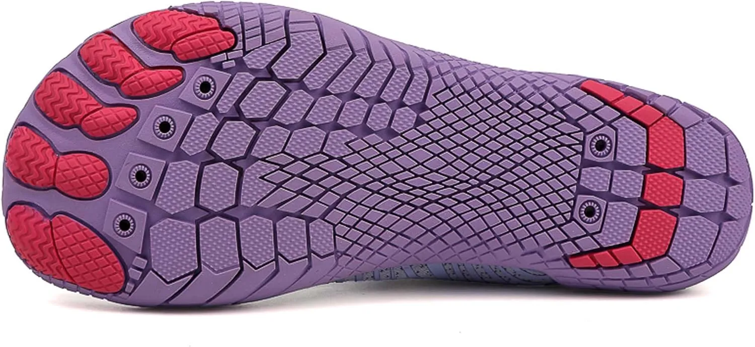 Women's Men's High Top Water Shoes, Quick Dry Breathable Stretch Lightweight Mesh Fabric, Rubber Drainage Sole, Indoor Sneakers, Barefoot Water Shoes