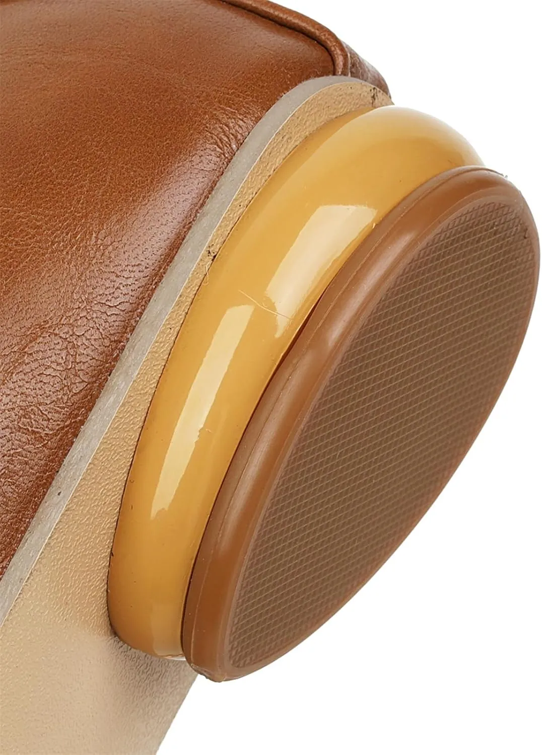 Women's Round Closed Toe Pumps Elastic Strap Loafers Comfortable Chunky Low Heels Office Concise Cosplay Work Casual Mary Jane Daily Wear Fashion Business Dress Ballet Shoes